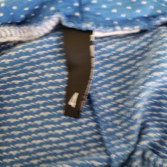 2 FOR $5 SALE H&M Divided Blue/White Tiered Dress With Spaghetti Straps Size 4 - Picture 6 of 6